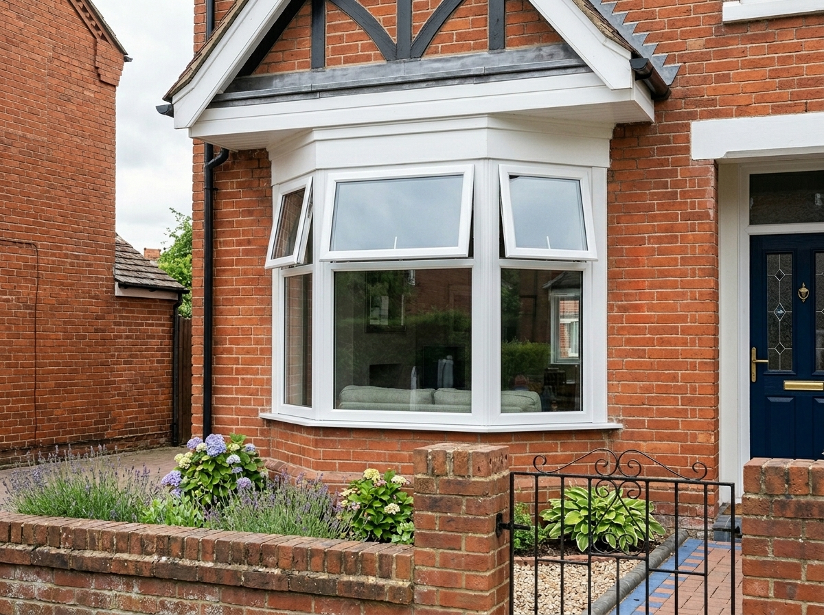 Bay window replacement, Edwardian house